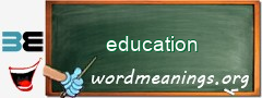 WordMeaning blackboard for education